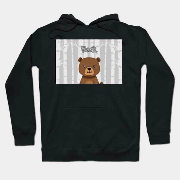 Wallpaper Bear Hoodie by Hashop